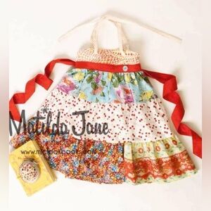 Matilda Jane Platinum Tiered Ellie Cherry Flip Dress